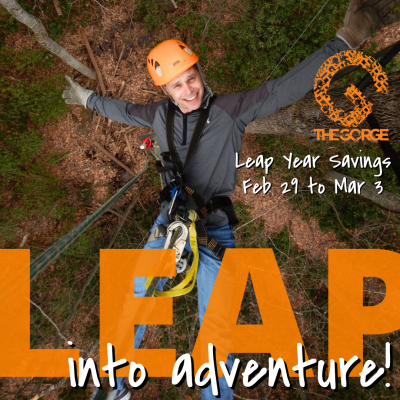 Leap Year Savings - Leap into Adventure at The Gorge